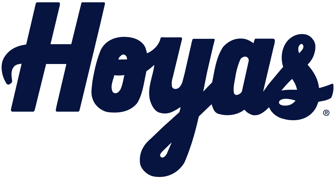 Georgetown Hoyas 0-Pres Wordmark Logo t shirts iron on transfers...